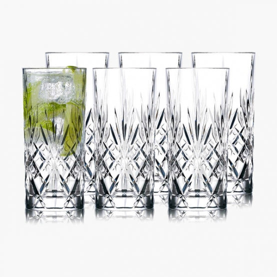 Lyngby Melodia Krystal Highball glas 36 cl. (6 stk.)