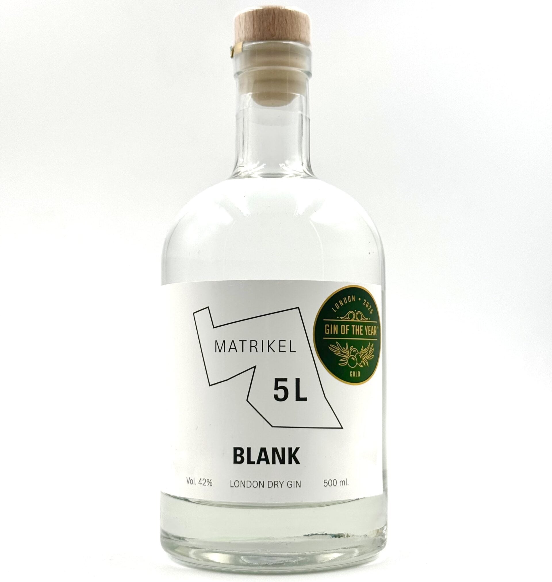 Dansk Gin BLANK Fra Matrikel 5L