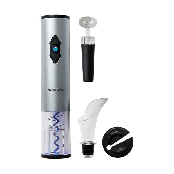Vinåbner – Nordic Sense Silver – Batteridrevet