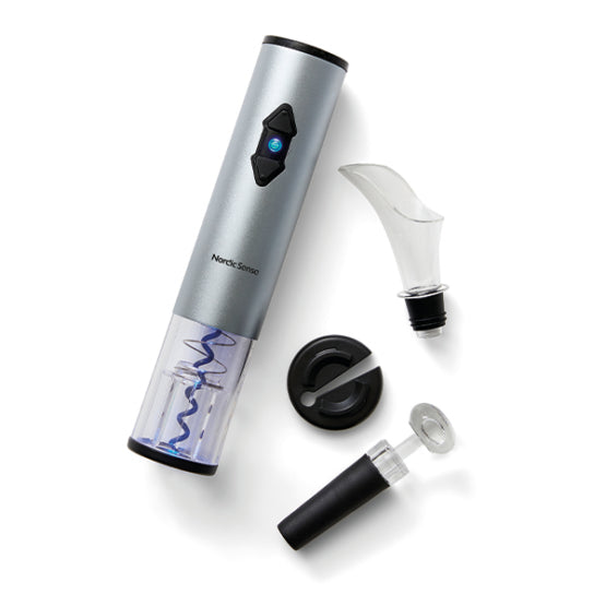 Vinåbner – Nordic Sense Silver – Batteridrevet