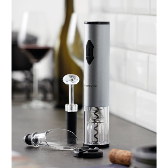 Vinåbner – Nordic Sense Silver – Batteridrevet