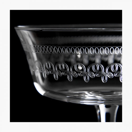 Retro Fizzio 1910 Coupe glas 26 cl. (4 stk.)