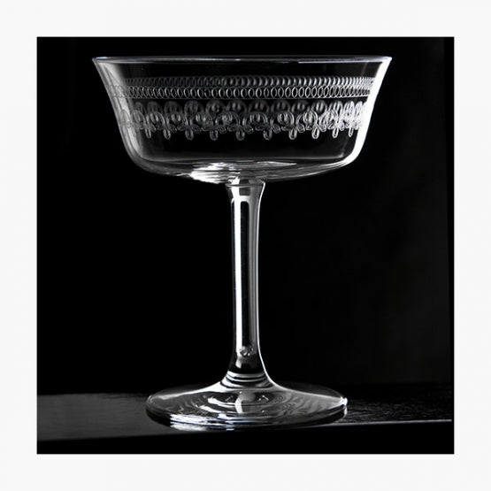 Retro Fizzio 1910 Coupe glas 26 cl. (4 stk.)