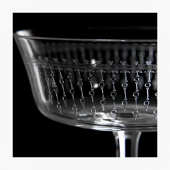 Retro Fizzio 1920 Coupe glas 26 cl (4 stk.)