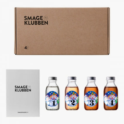 Adventskalender med snaps (4 STK A 10 CL)